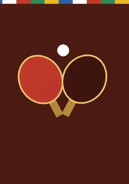 Paddles, the emblem of The Dragons club