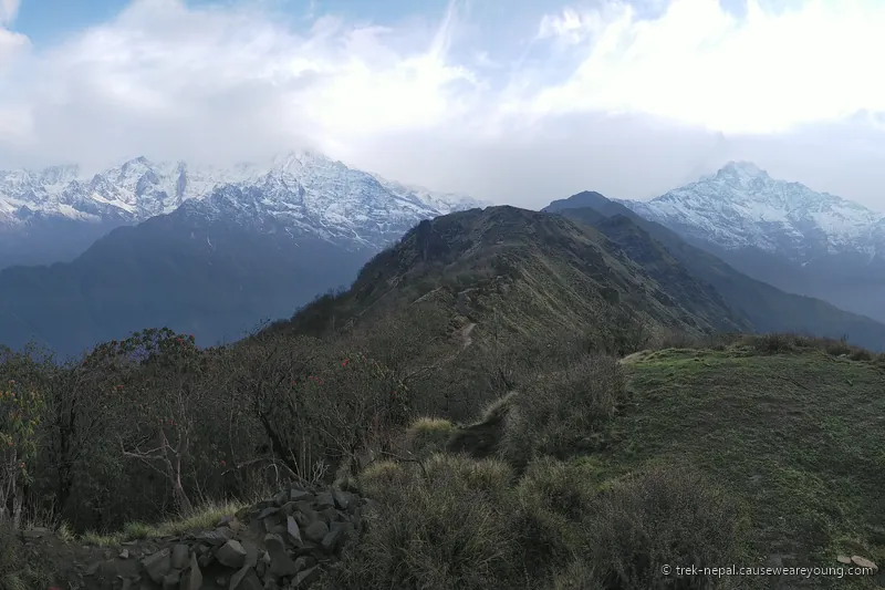 Panorama on the Mardi Himal trek