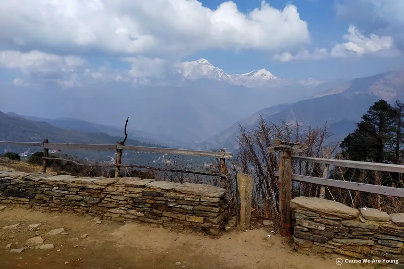 The ridge trail between Ghorepani and Tadapani